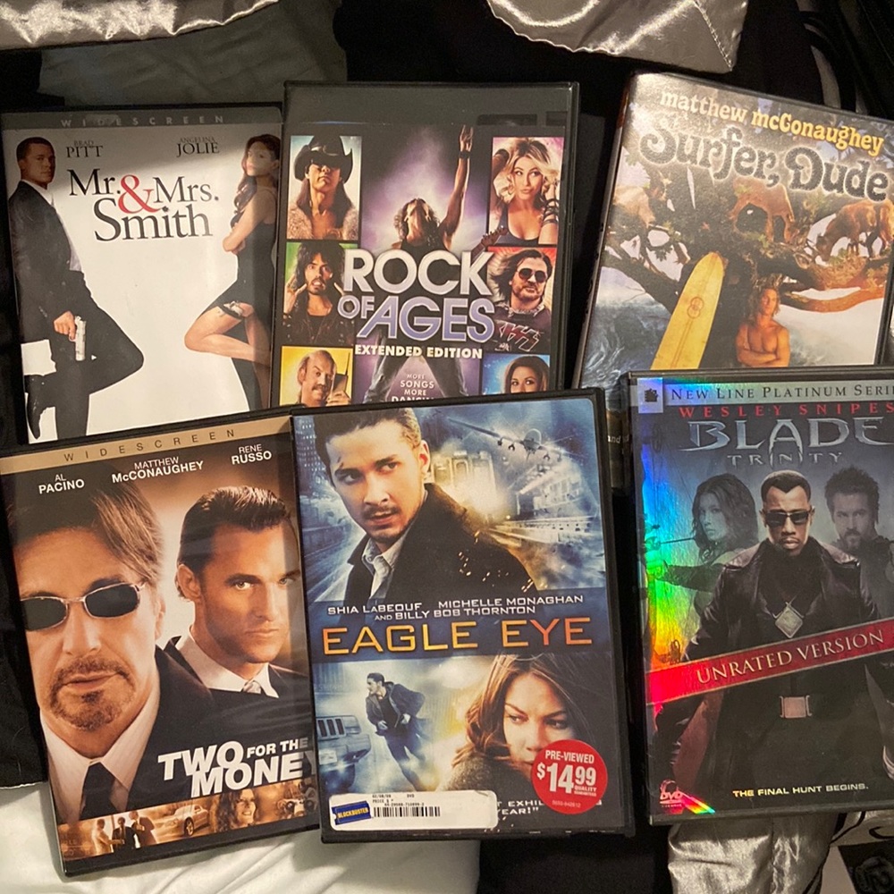 Used dvds lot